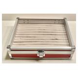 8x10 ring storage box with clear plexi lid