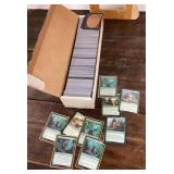 Box of Magic: The Gathering trading cards