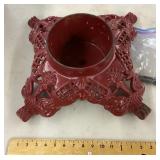 Vintage cast iron Christmas tree stand