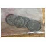 6 war nickels