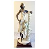 Giuseppe Armani resin African American figure