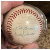 Autographed baseball