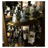 Large group of figures and items for display