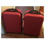 2 pieces of rolling luggage