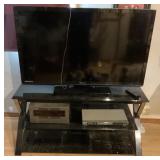 50" TV, stand & electronics