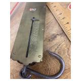 Royal brass spring scale