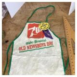 Globe-Democrat Old Newsboys Day 7-Up apron