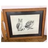 Signed Doug Lindstrand wildlife print