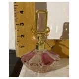 Ruby flash glass perfume bottle