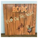 Autographed Simon Wright AC/DC Lp