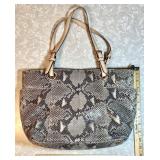 Michael Kors faux snakeskin purse