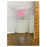 Riekes Crisa crystal cylinder vase