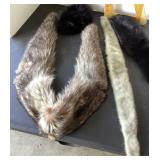 Fur stole, collar, & misc.