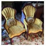 Pair of Kimball Victorian style ladies