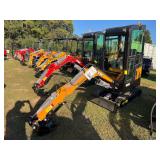 2024 VICSEC Unused VC13C Enclosed Cab Mini-Excavator