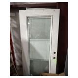 Lot - (2) Exterior Doors with Glass