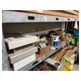 Shelf Contents - Rope, Tarps, Wall Mount Boxes