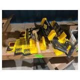 Lot - Stanley Clamping Miter Saw Box, Picks, Hammers, Screwdrivers