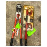 Lot - (1) The Original Club Steering Wheel Lock and (1) Crescent H.K. Porter Double Compound Action Bolt Cutter