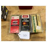 3 Boxes of 50, 17 HMR - Remington, Hornady, CCI