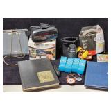 Misc vintage items, Leavenworth yearbook, Wacom
