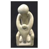 Vintage carved soapstone statue