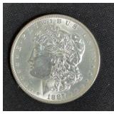 Brilliant Uncirculated 1887 Morgan Silver Dollar