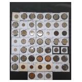 Collection of 52 coins from Great Britain