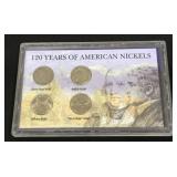 120 Years of American nickels set: Liberty