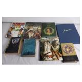 Group of vintage books box lot
