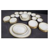 Group of 37 Limoges French set, plates, tea