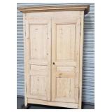 Knotty pine armoire