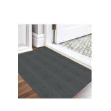 Dark grey nonslip indoor mat