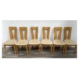 Group of 6 dining chairs