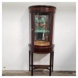 Vintage  Mahogany curio cabinet