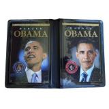 Barack Obama Presidential Dollar coin collection.