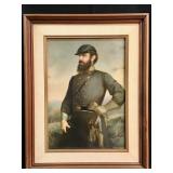 Framed print portrait of Gen. T.J. Jackson