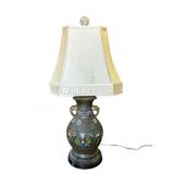 Vintage Japanese Cloisonnï¿½ table lamp