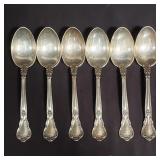 6 sterling silver spoons PB