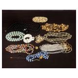 Group of costume jewelry PB