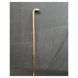 Vintage brass and wood cane