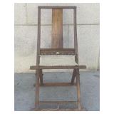 Antique Chinese folding chair