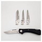 Case XX USA folding pocket knife with 3