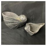 Pewter oceanic trays