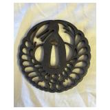 Antique Japanese iron Tsuba