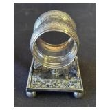 Vintage silver plated Rogers & Smith napkin holder