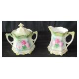 Prussia porcelain cream and sugar set