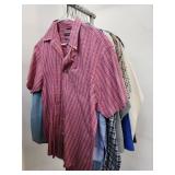 22pc mens button up shirts various sizes