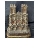 Antique Rheims cathedral  bronze bookend