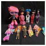 Collectible 11 female dolls